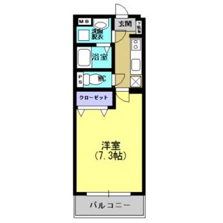 クリスタルメゾンの物件間取画像